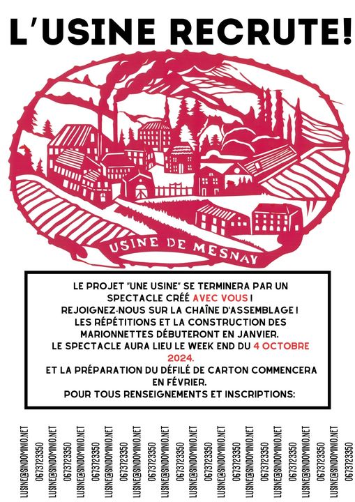 usine recrute